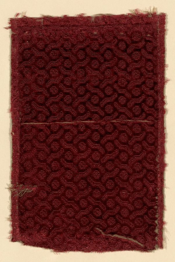 Cut velvet sample
