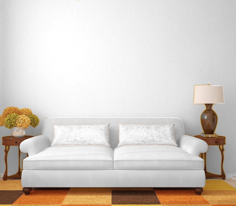 The Aurelle sofa in a living room